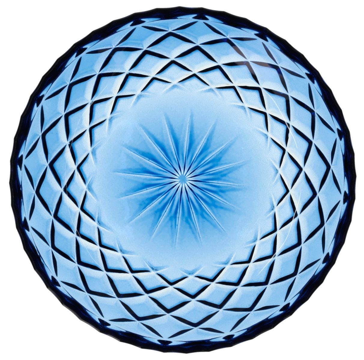 LYNGBY-GLAS Teller-Set Sorrento Teller Glas blau 16 cm Set4, Glas, Teller Sorrento 16 cm 4 Stck. Blau