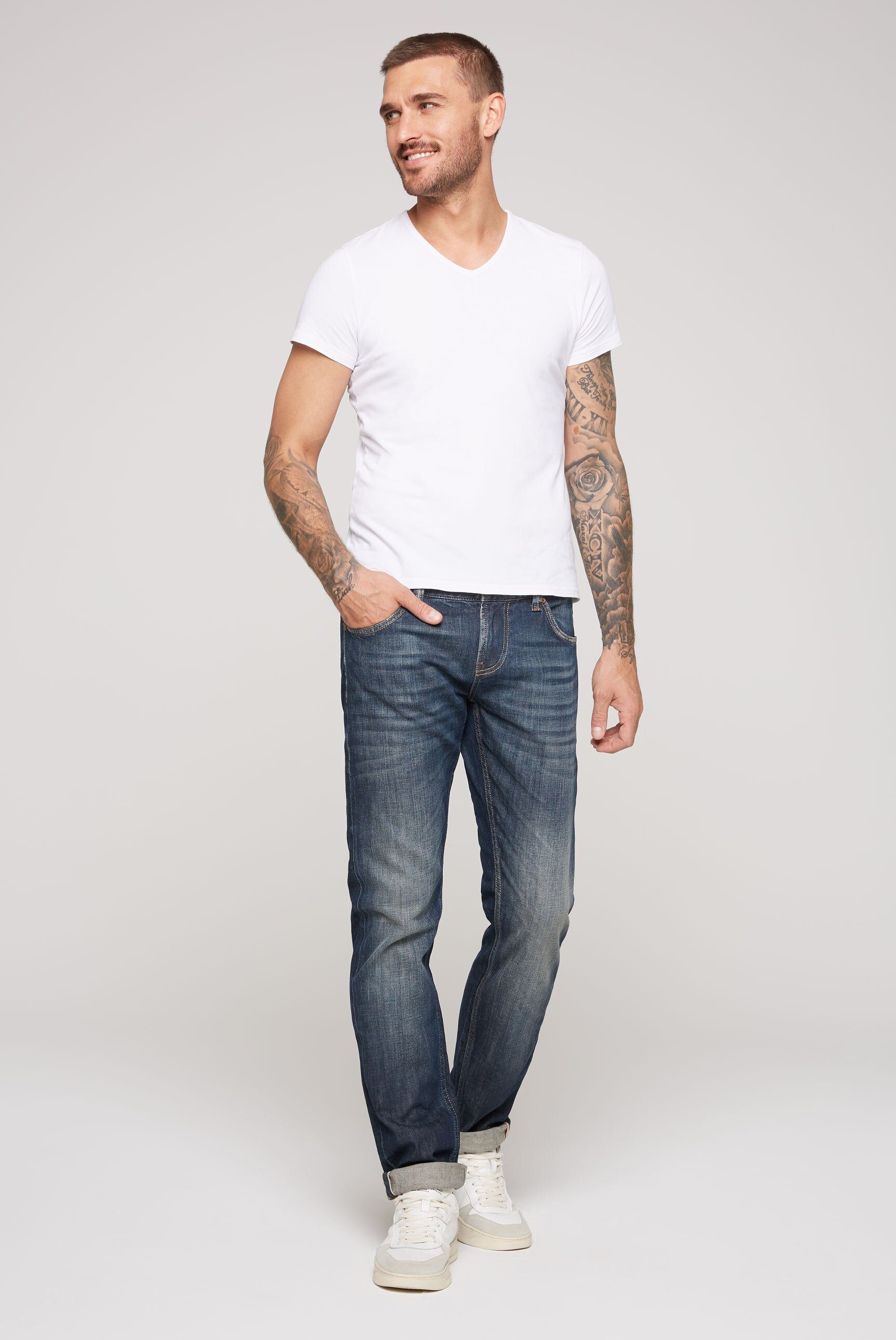 Regular-fit-Jeans mit niedriger Leibhöhe CAMP DAVID