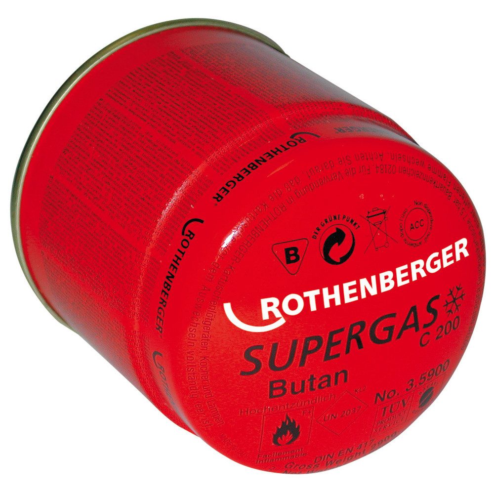 Rothenberger Lötpistole C200 Supergas - Für ROFLAME PIEZO 4 - Kartusche 330 ml