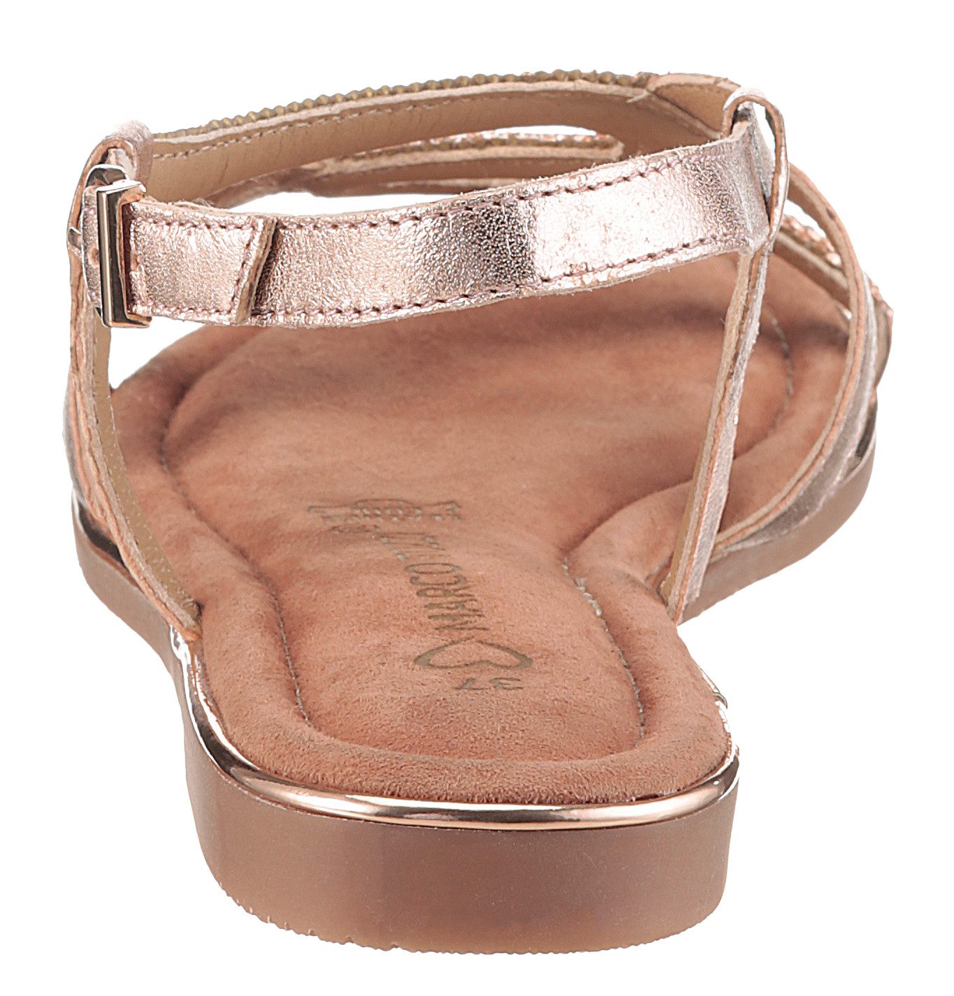 MARCO TOZZI Riemchensandale, Blockabsatz, Sandalette, Festtagsschuh mit Str günstig online kaufen