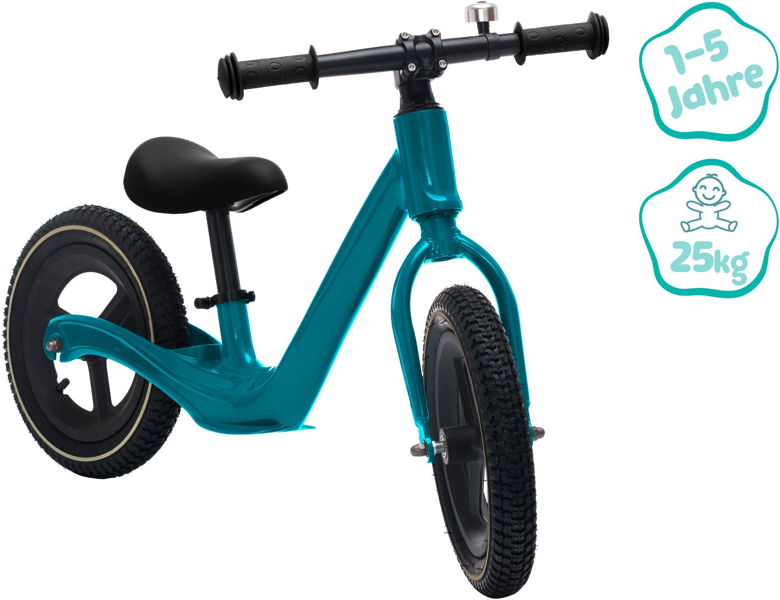 Fillikid Laufrad Speedy SL, türkis/schwarz günstig online kaufen