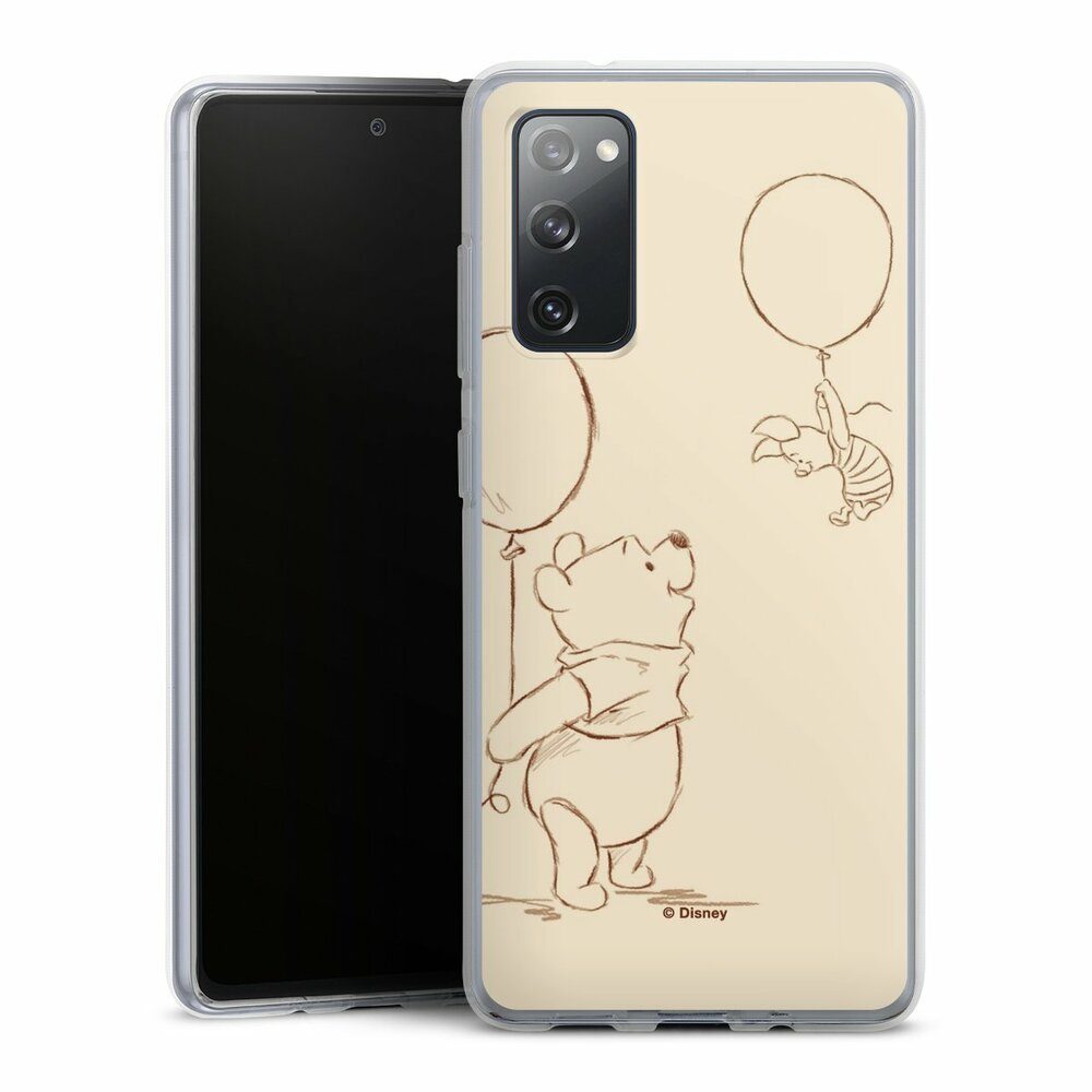 DeinDesign Handyhülle Winnie Puuh Disney Offizielles Lizenzprodukt Winnie & Ferkel, Samsung Galaxy S20 FE 5G Silikon Hülle Bumper Case Handy Schutzhülle