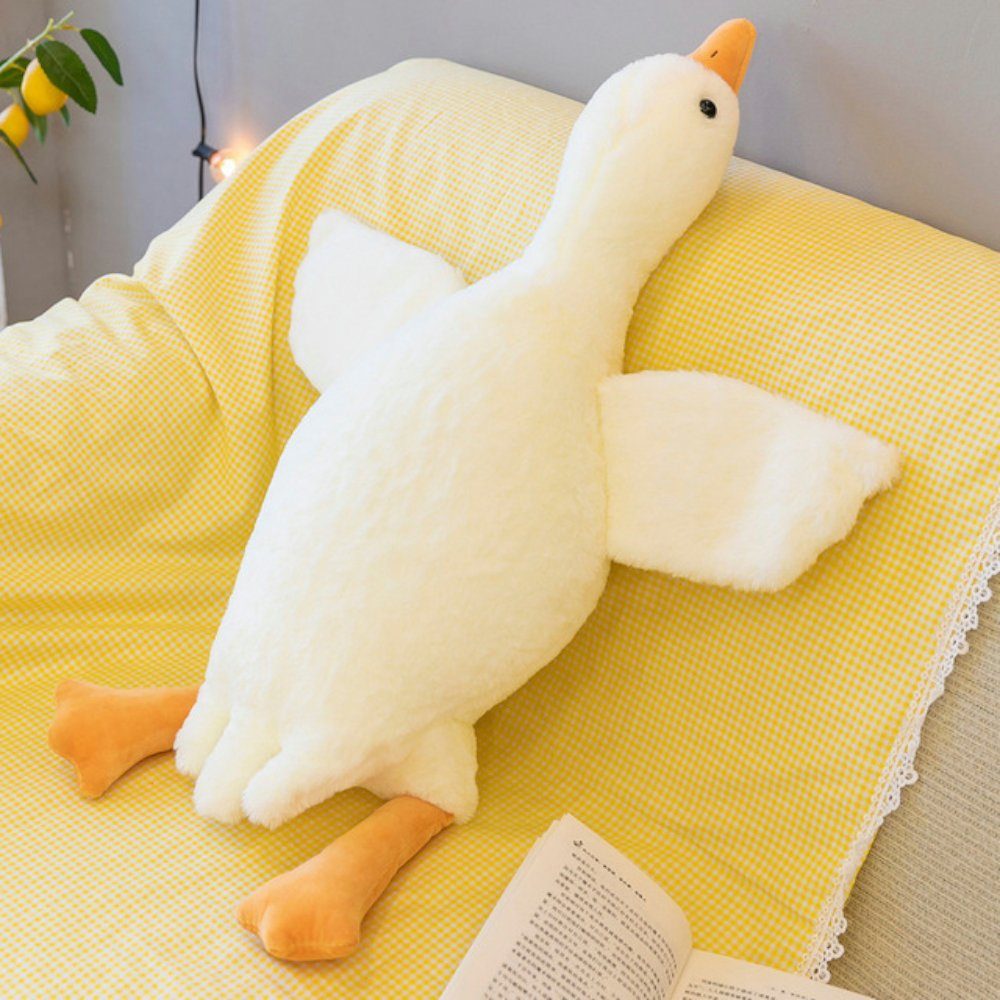 Tinisu Kuscheltier Gans Kuscheltier - 40 cm Ente Plüschtier weiches Gänse Stofftier