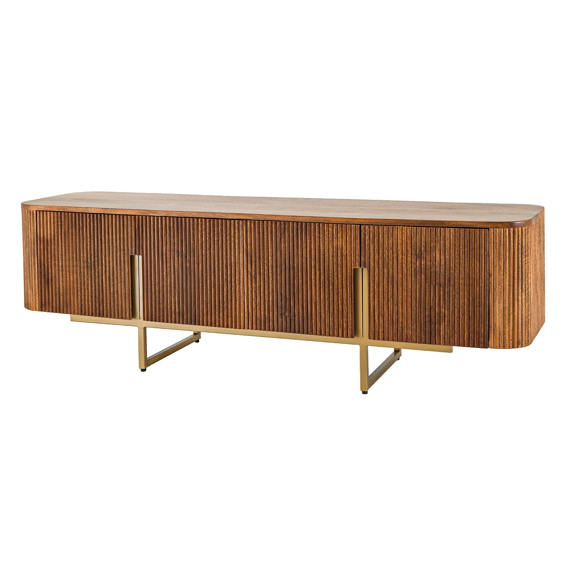 riess-ambiente TV-Bank GATSBY 160cm braun / günstig online kaufen