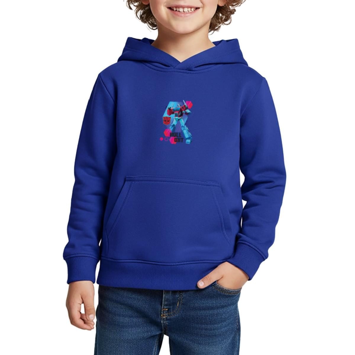 Spreadshirt Hoodie Transformers Earth Spark Autobot Optimus Kinder Premium Hoodie (1-tlg)