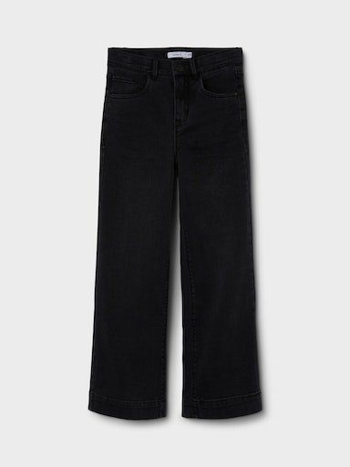 Name It Weite Jeans black HW NKFROSE JEANS denim 1356-ON WIDE NOOS