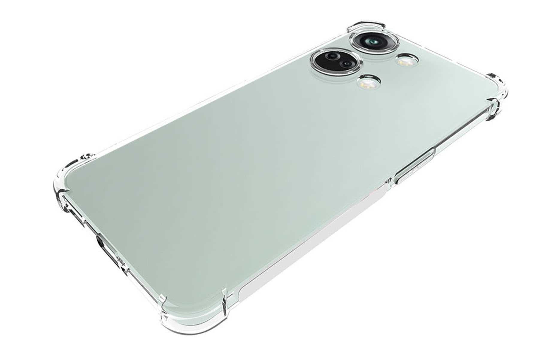 mtb more energy Smartphone-Hülle Clear Armor Case für OnePlus Nord 3 (CPH2491), Transparente TPU Schutzhülle Case Backcover mit Anti-Shock Verstärkung
