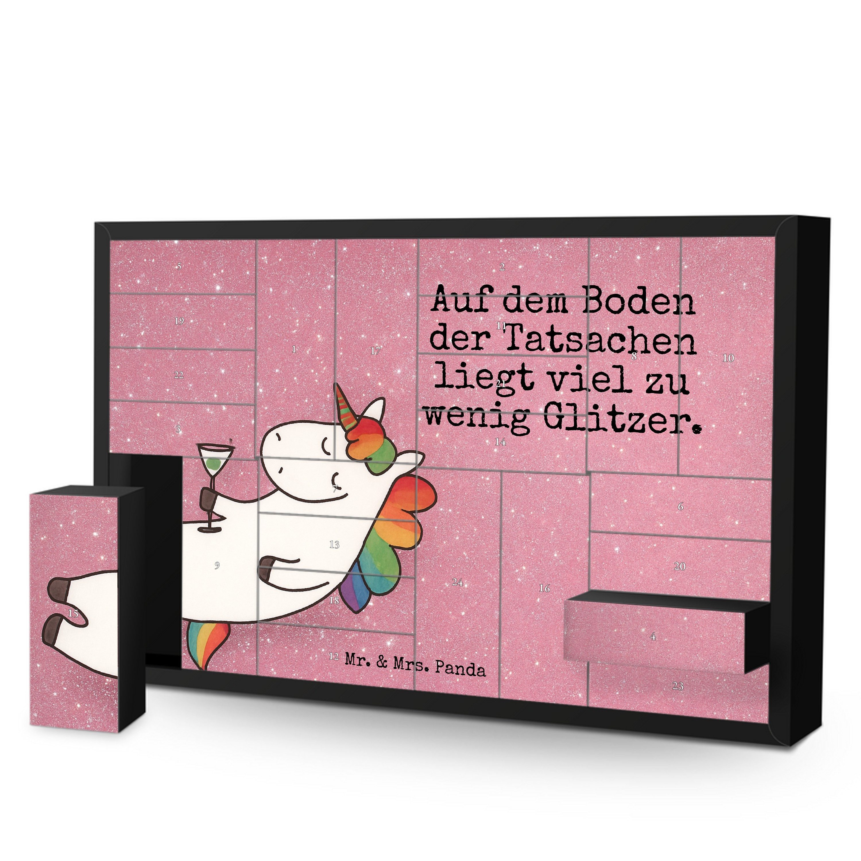 Einhorn Adventskalender Mit 24 Haarschmuck-Stücken – Weihnachtsgeschenk Für Mädchen, Inkl. Haarspangen & Armbänder