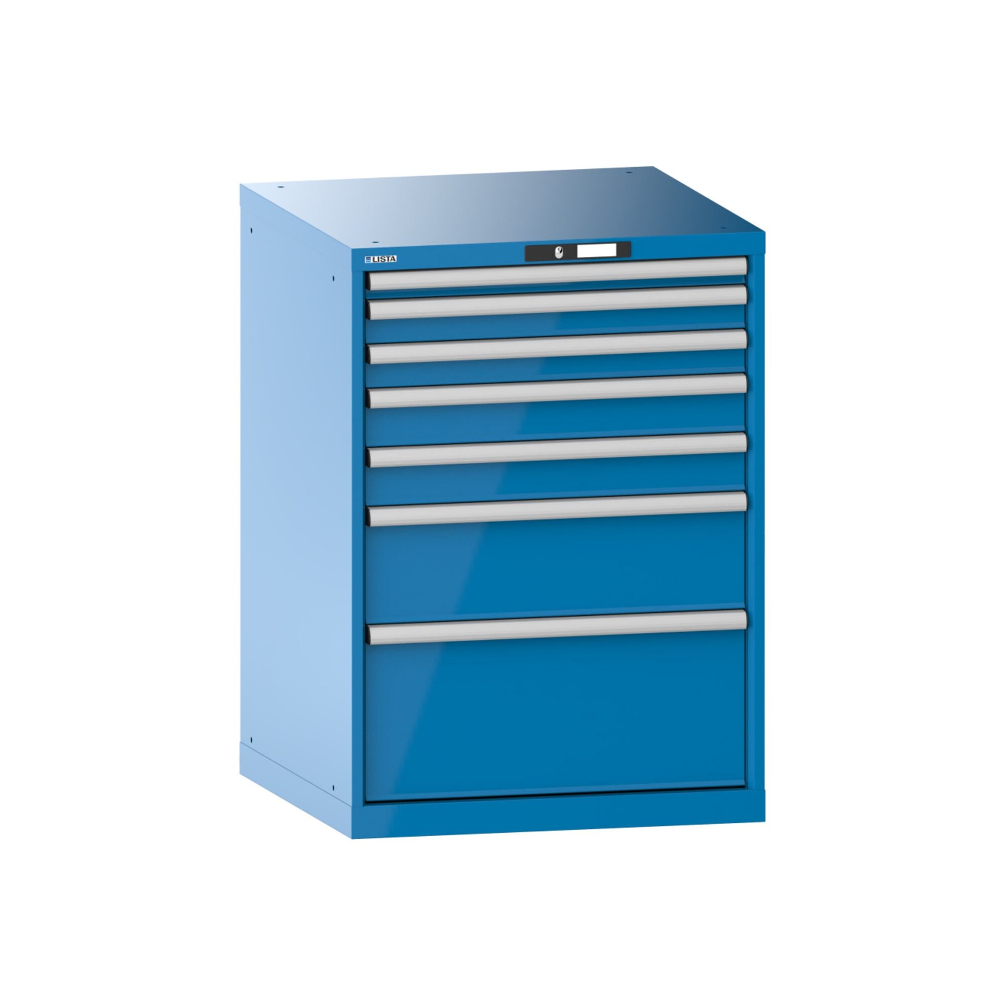 LISTA Werkzeugschrank Lista Schubladenschrank 36x36E (BxTxH) 717x725x1000mm KEY Lock R5012