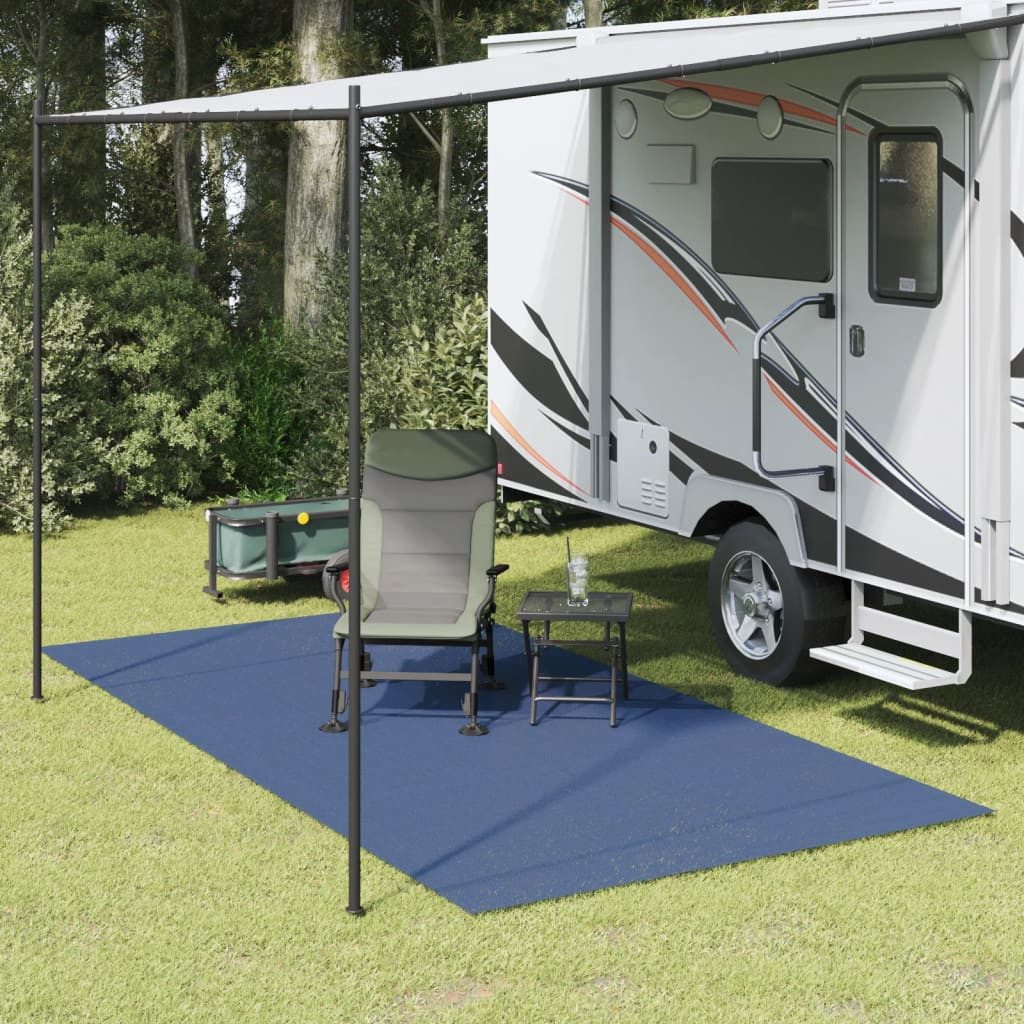 vidaXL Zeltteppiche Zeltteppich Blau 4x2 m