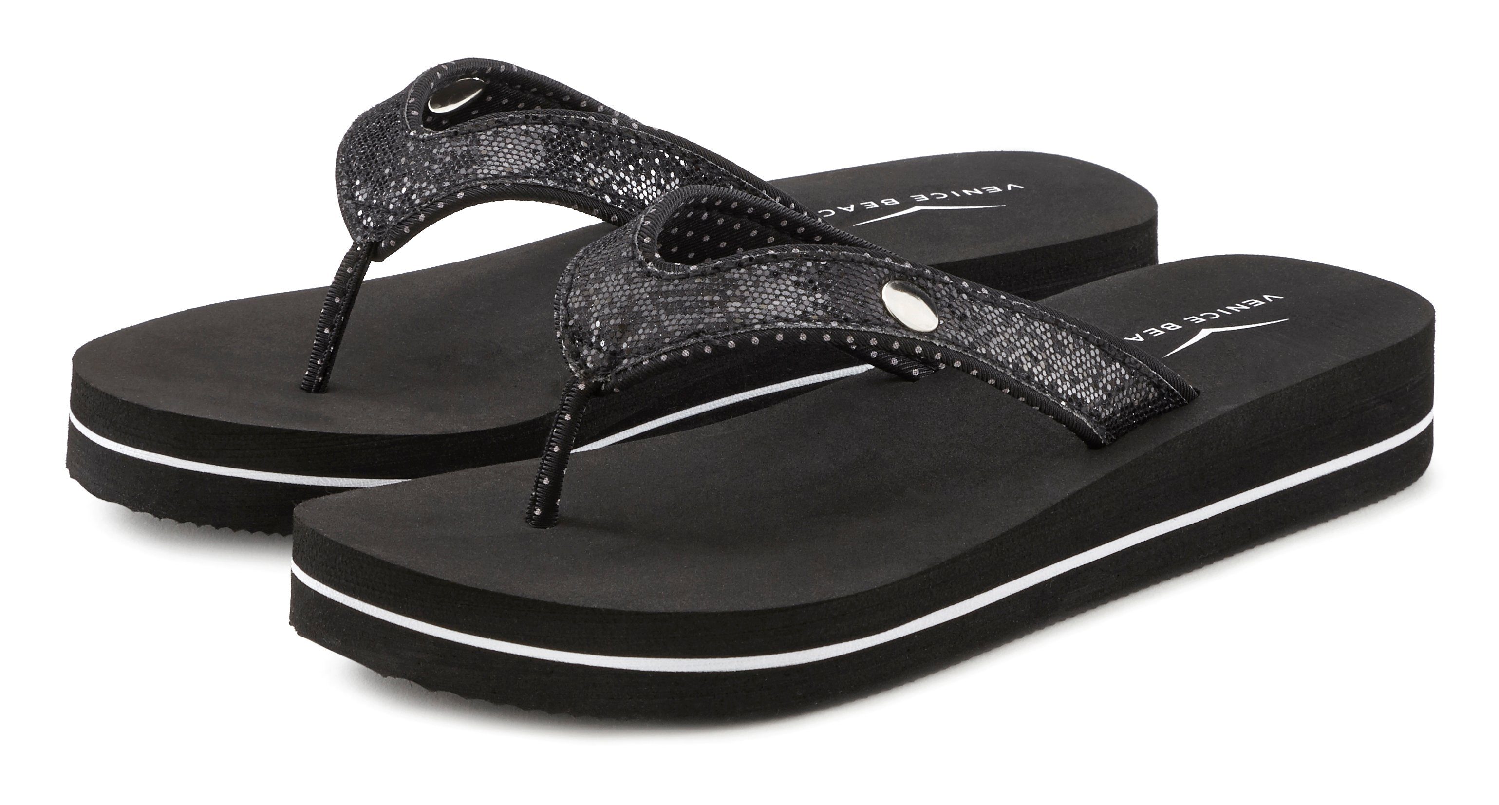 Venice Beach Sandale, Pantolette Badezehentrenner Zehentrenner, Badeschuh u günstig online kaufen