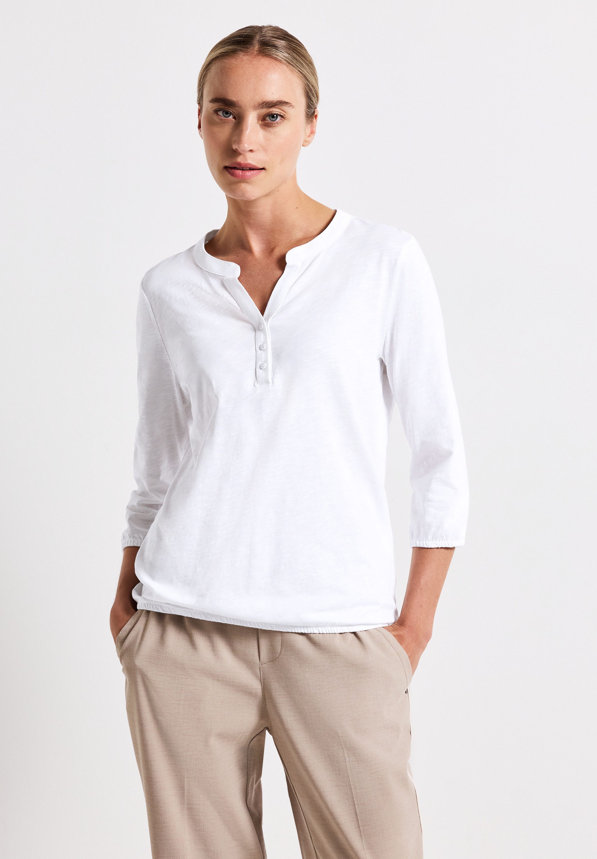 STREET ONE Tunikashirt aus reiner Baumwolle
