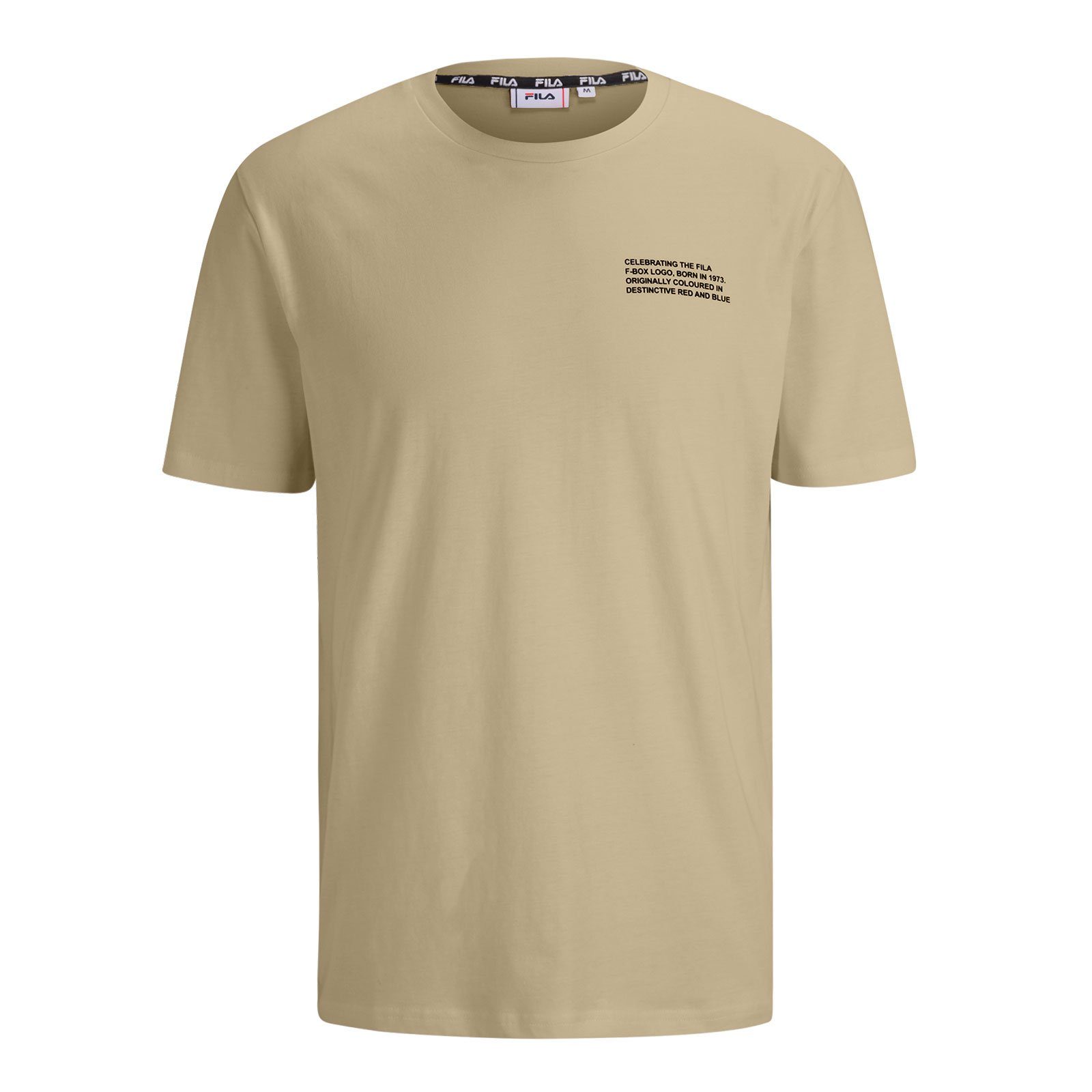 Fila T-Shirt Borne mit Print auf Vorder- & Rückseite 70015 fields of rye
