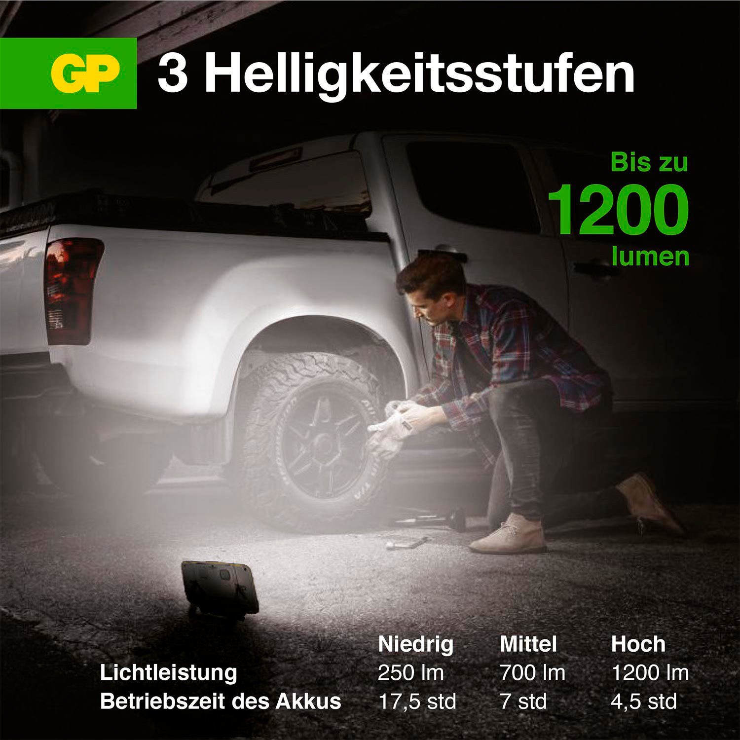 GP Batteries Taschenlampe Arbeitslampe Discovery CWP15