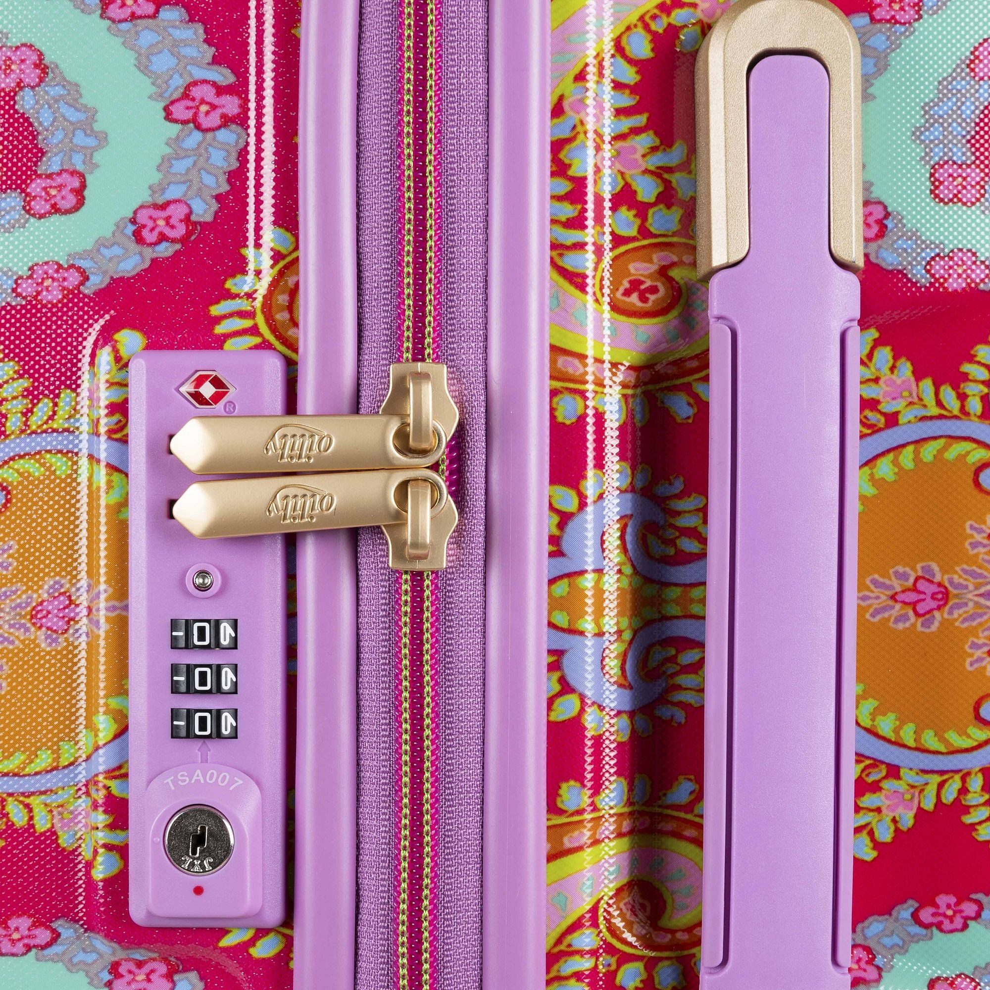 Oilily Handgepäck-Trolley Travel, 4 Rollen, Polycarbonat