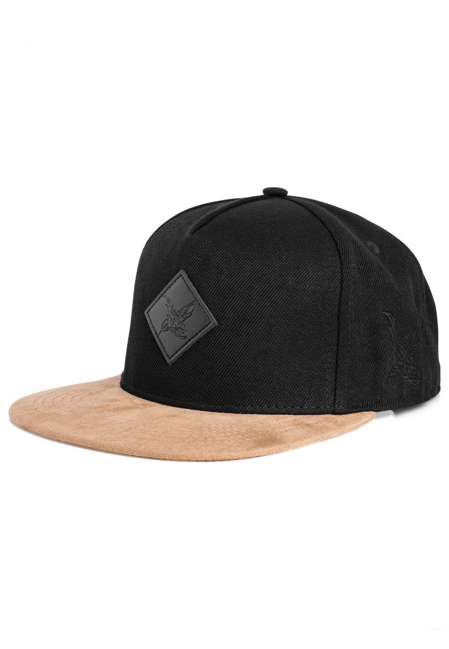 Snapback Cap Port Fairy Snapback Cap - Schwarz-Suede