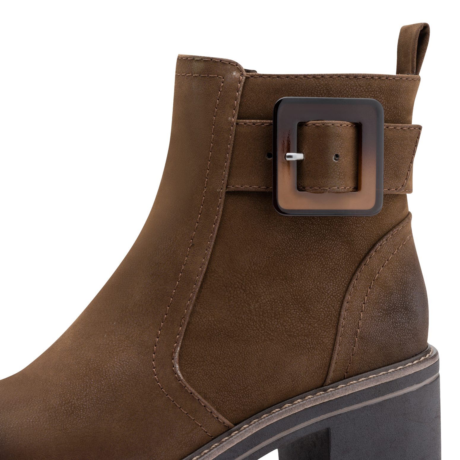 MARCO TOZZI Stiefelette Blockabstz, Herbstboots in veganer Verarbeitung