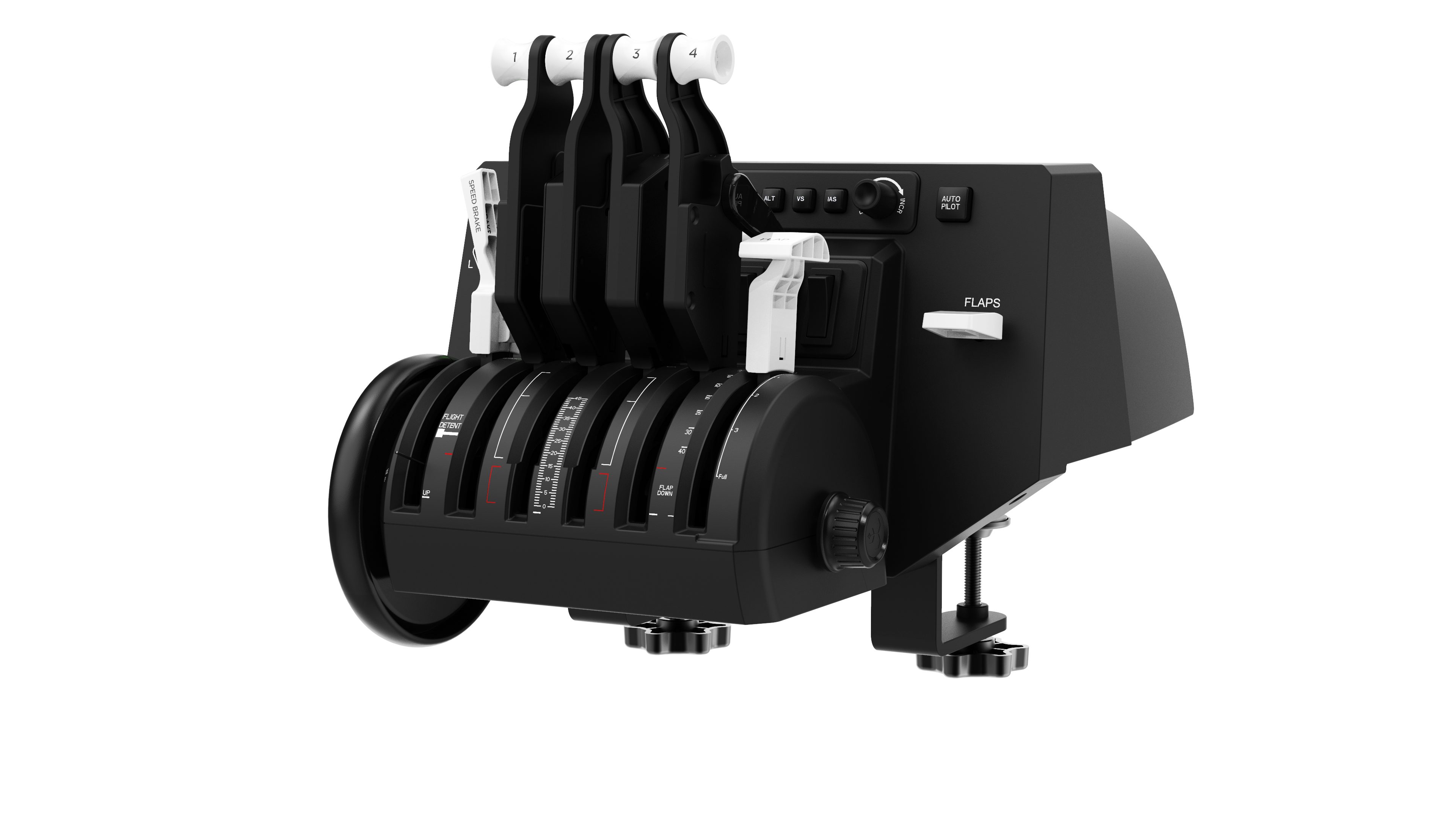 Honeycomb Aeronautical Honeycomb Bravo Throttle Quadrant mit Autopilot & Panel Gaming-Controller (1 St)