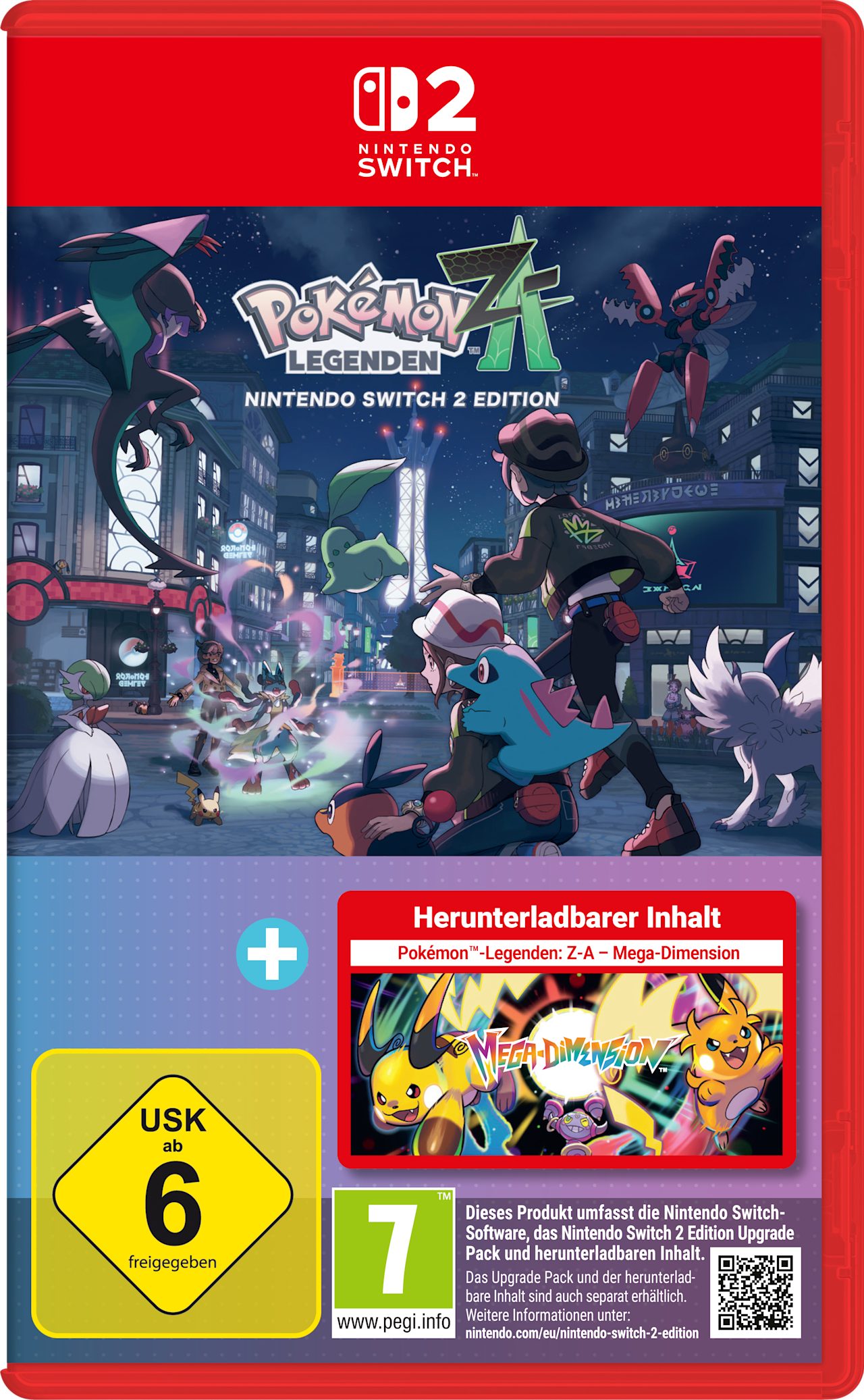 Pokémon Legends: Z-A-Nintendo Switch 2 Edition + Mega Dimension bundle (Softwarekarte), Nintendo Switch 2