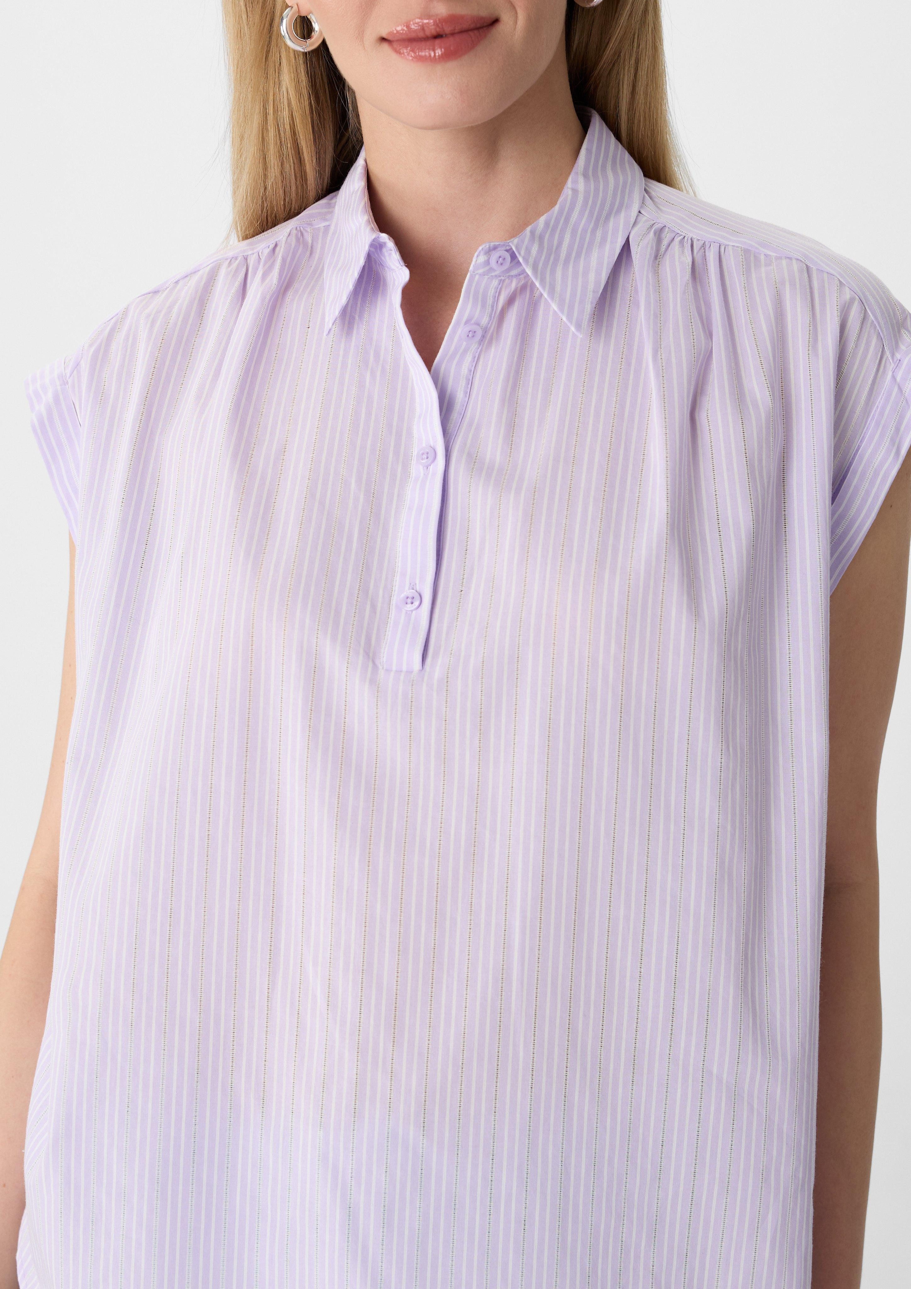 comma casual identity Blusentop Ärmellose Hemdbluse günstig online kaufen