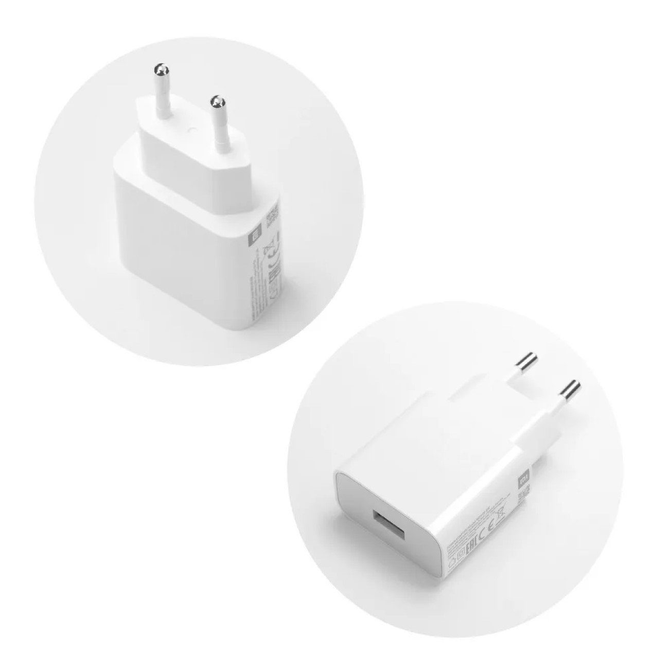 Xiaomi Original Wandladegerät (nur Kopf) Schnellladegerät 2A in Weiß Schnelllade-Gerät (1-tlg)