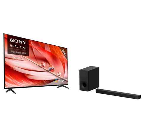 Sony XR-55X90J LED-Fernseher (139 cm/55 Zoll, 4K Ultra HD, Android TV, Google TV, Smart-TV, inkl. HT-SD40 2.1 Soundbar)