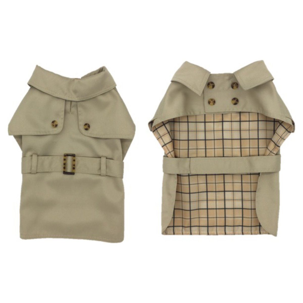 DUVO+ Hundemantel Hundemantel Trenchcoat beige