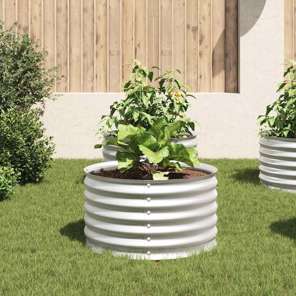vidaXL Hochbeet Garten-Hochbeet 80x80x44 cm Verzinkter günstig online kaufen