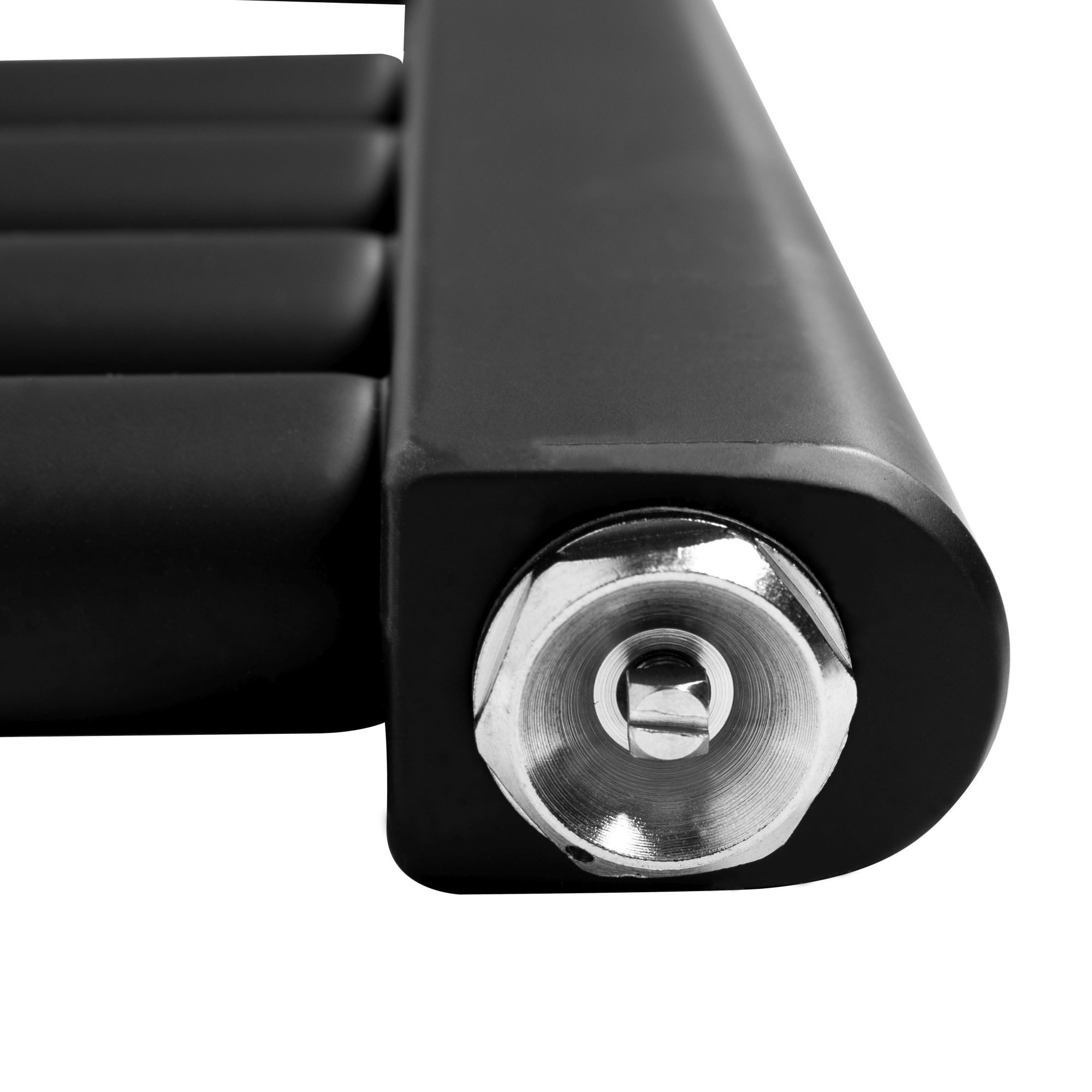 Schulte Elektrischer Badheizkörper SONORA, 120 x 60 cm, Mattschwarz, mit Heizstab