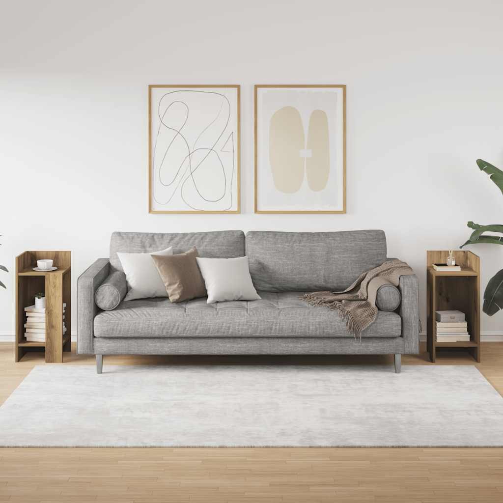 vidaXL Beistelltisch Beistelltische 2 Stk. mit Ablage Artisan-Eiche 25,5x27 günstig online kaufen
