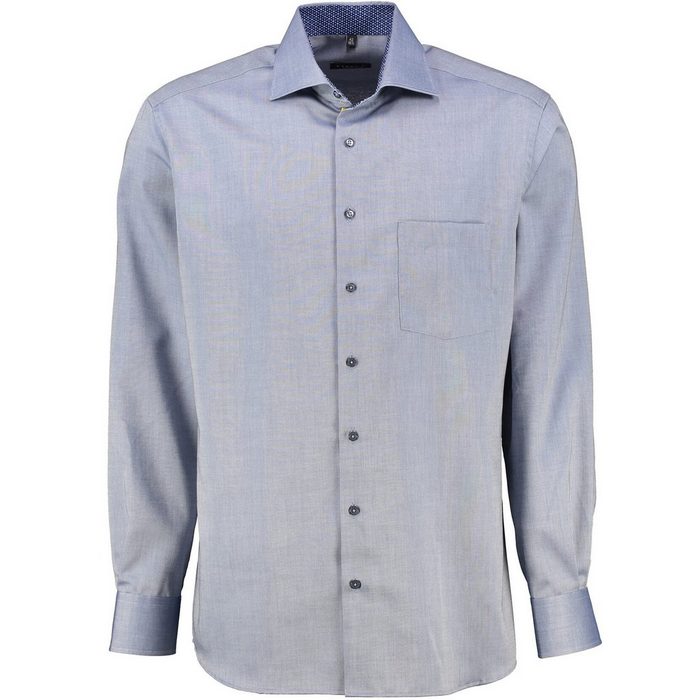 Eterna Businesshemd ETERNA Hemd blau Comfort Fit Langarm