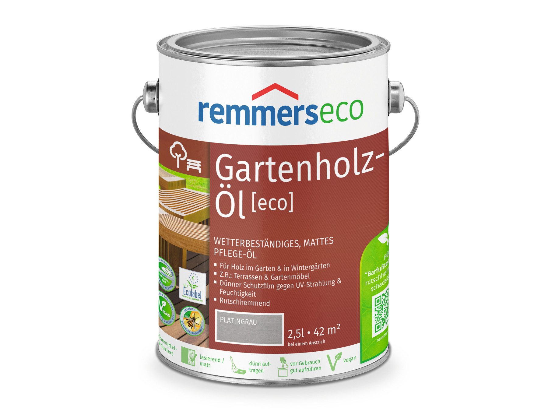 Remmers Ölfarbe Patina-Öl [eco] graphitgrau 2,5 Liter