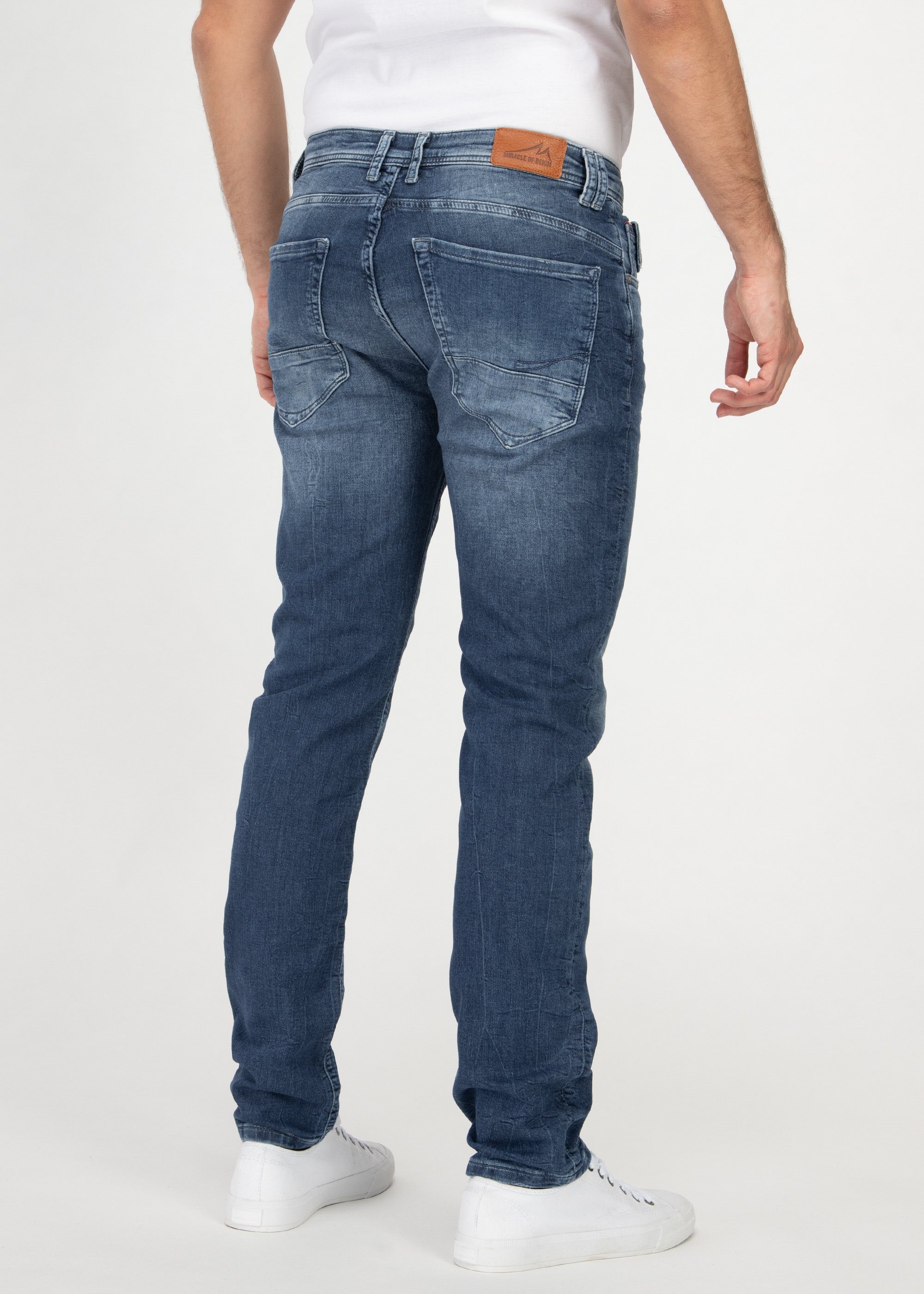 Regular-fit-Jeans 5-Pocket-Style Ricardo of Jeans Blue Miracle Fit Denali Denim Jogg