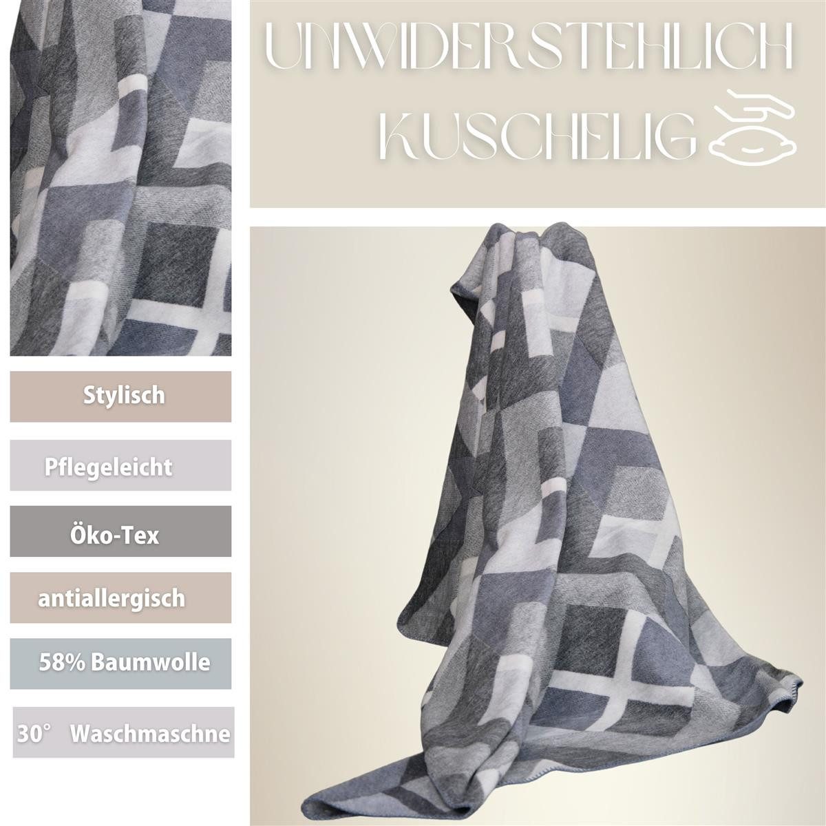 Plaid Kuscheldecke flauschig Tagesdecke 150x200 cm, günstig online kaufen