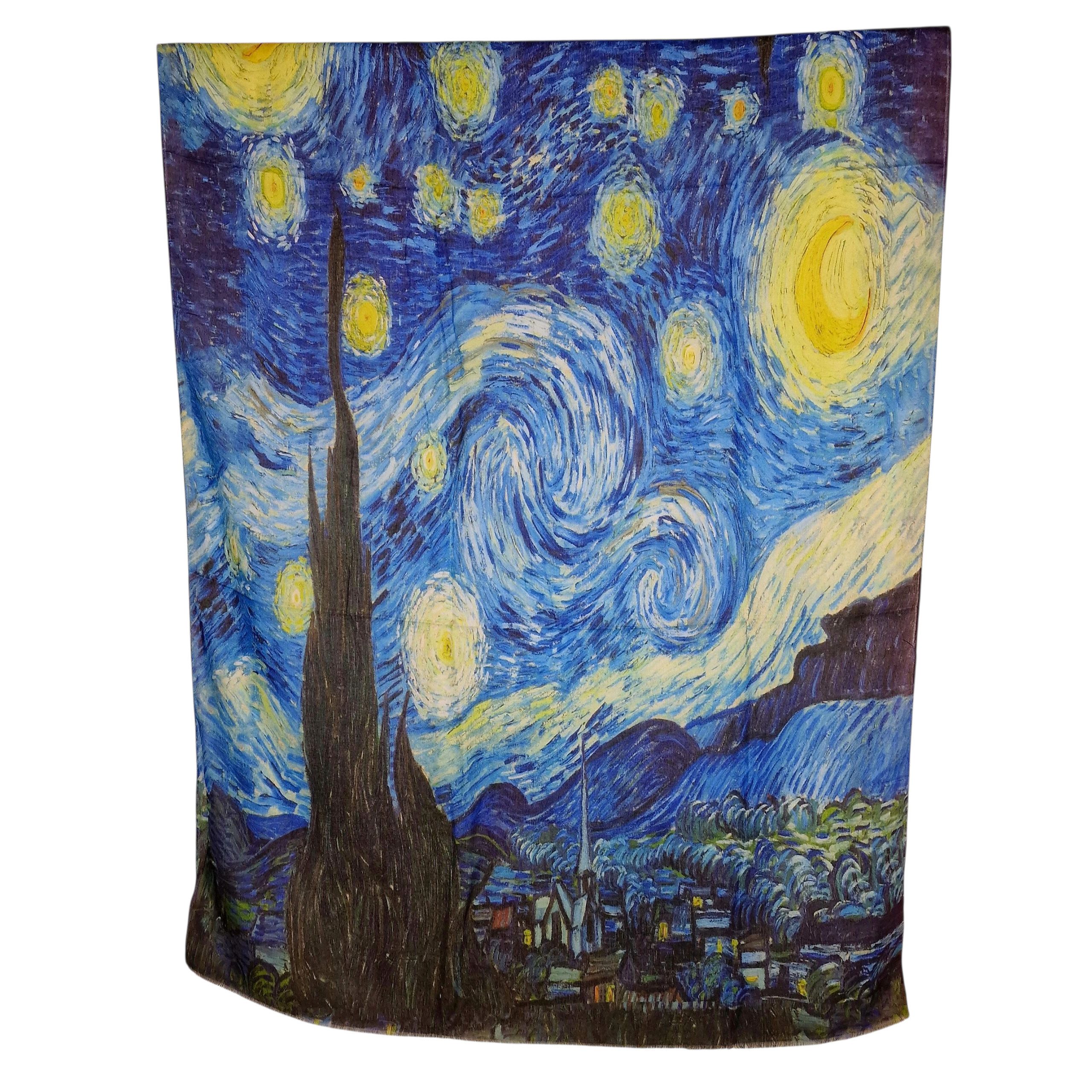 Dark-Desires Schal Leichter Schal mit Kunstmuster van Gogh "Sternennacht" günstig online kaufen