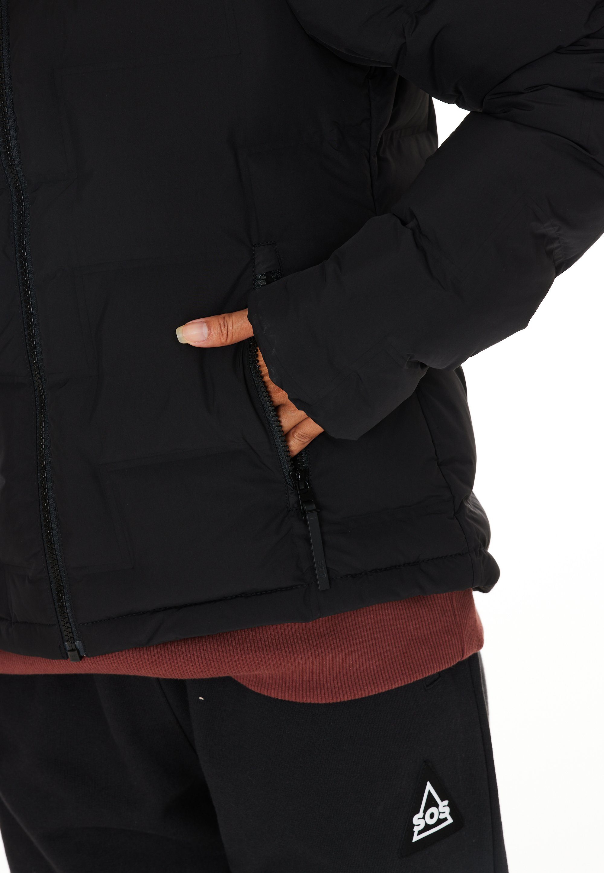 SOS Outdoorjacke Alagna mit Futter angenehm warmem schwarz