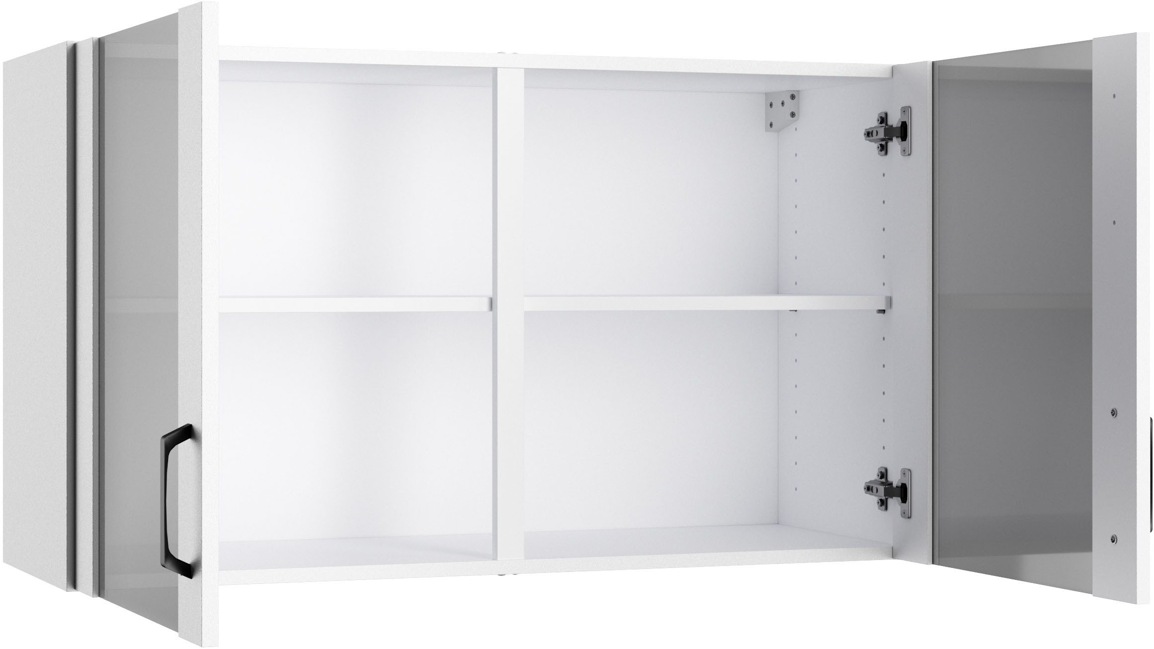 OPTIFIT Hängeschrank OPTImulti Breite 100 cm, mit 2 Stollenglastüren, 1 Einlegeboden