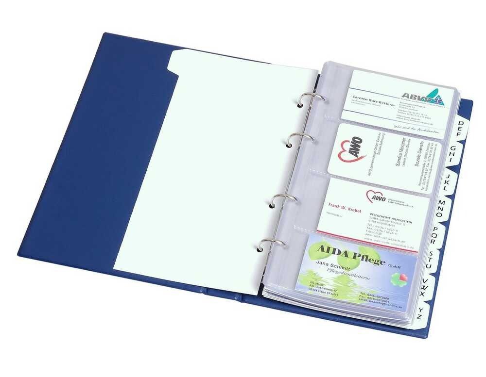 EICHNER Visitenkarten EICHNER Visitenkartenmappe schmal blau