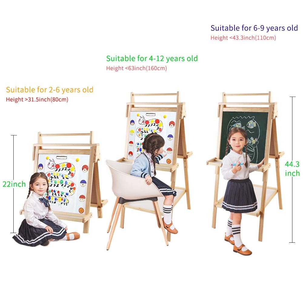 LBLA Standtafel Holz Kinder-Staffelei, (Kinder-Tafelständer, mit günstig online kaufen