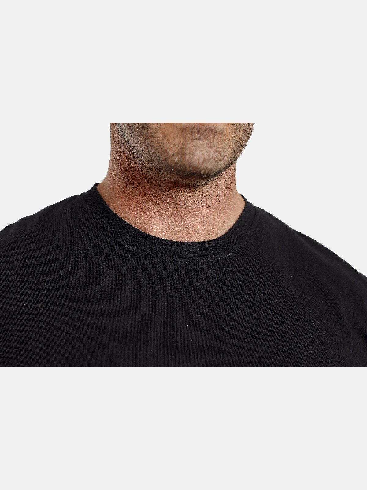 Charles Colby EARL schwarz (2er-Pack) T-Shirt BOON und schlicht leger