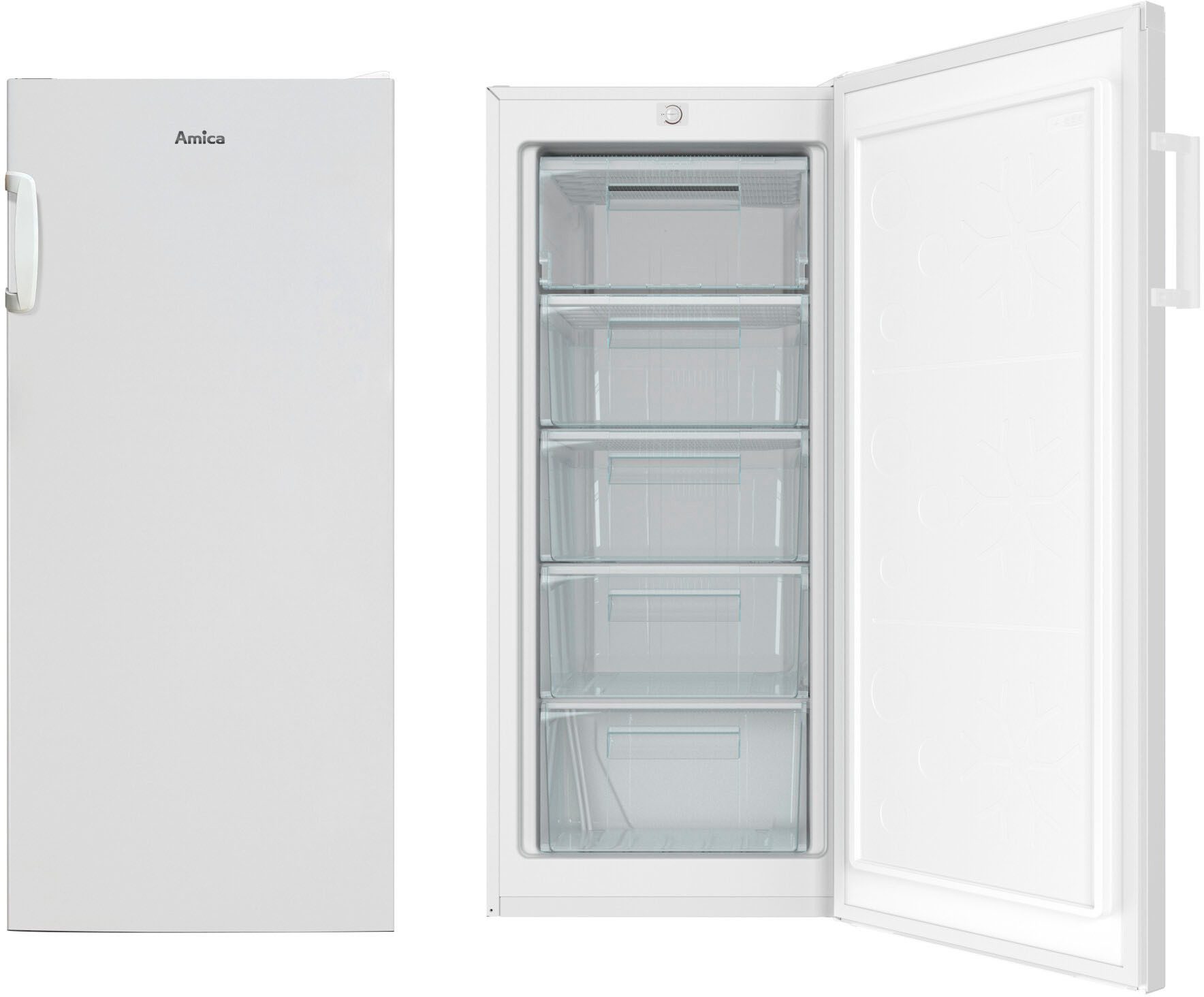 Amica Gefrierschrank GS 321 120 W, 125,9 cm hoch, 54 cm breit – Bild 5 von 5