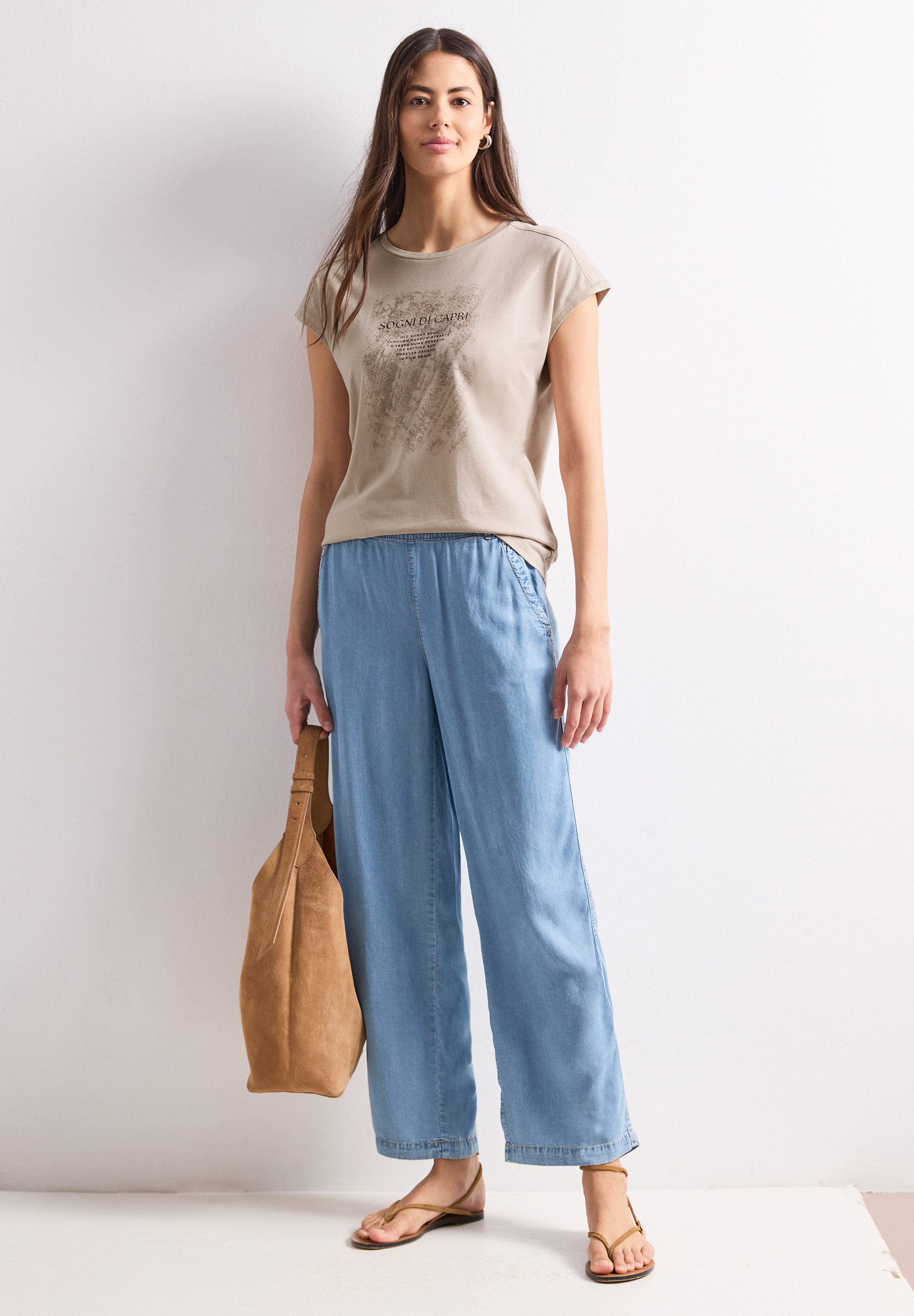 STREET ONE Print-Shirt aus softem Materialmix – Bild 3 von 5