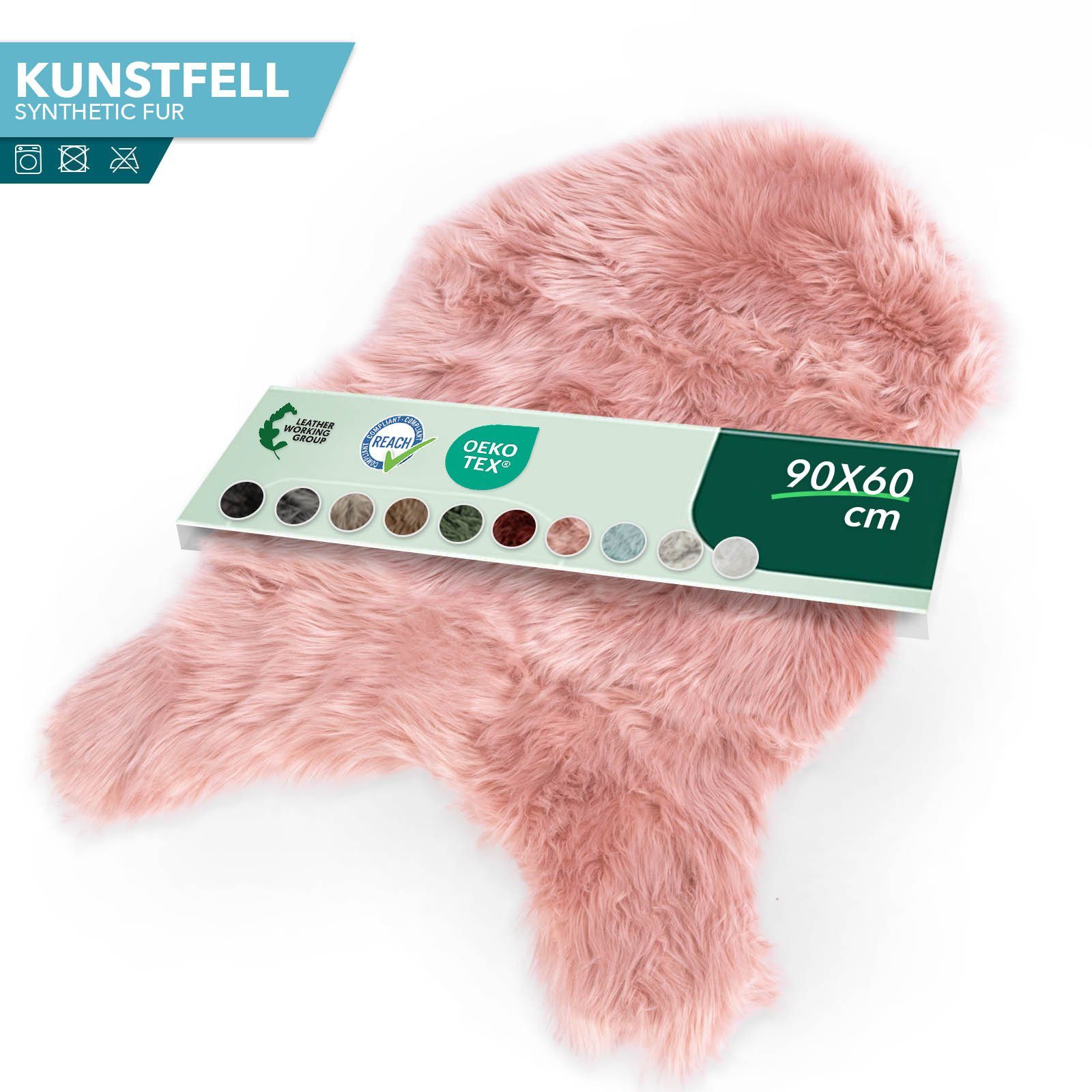 Karat Fellteppich Kunstfell Nelly, Kuschelig