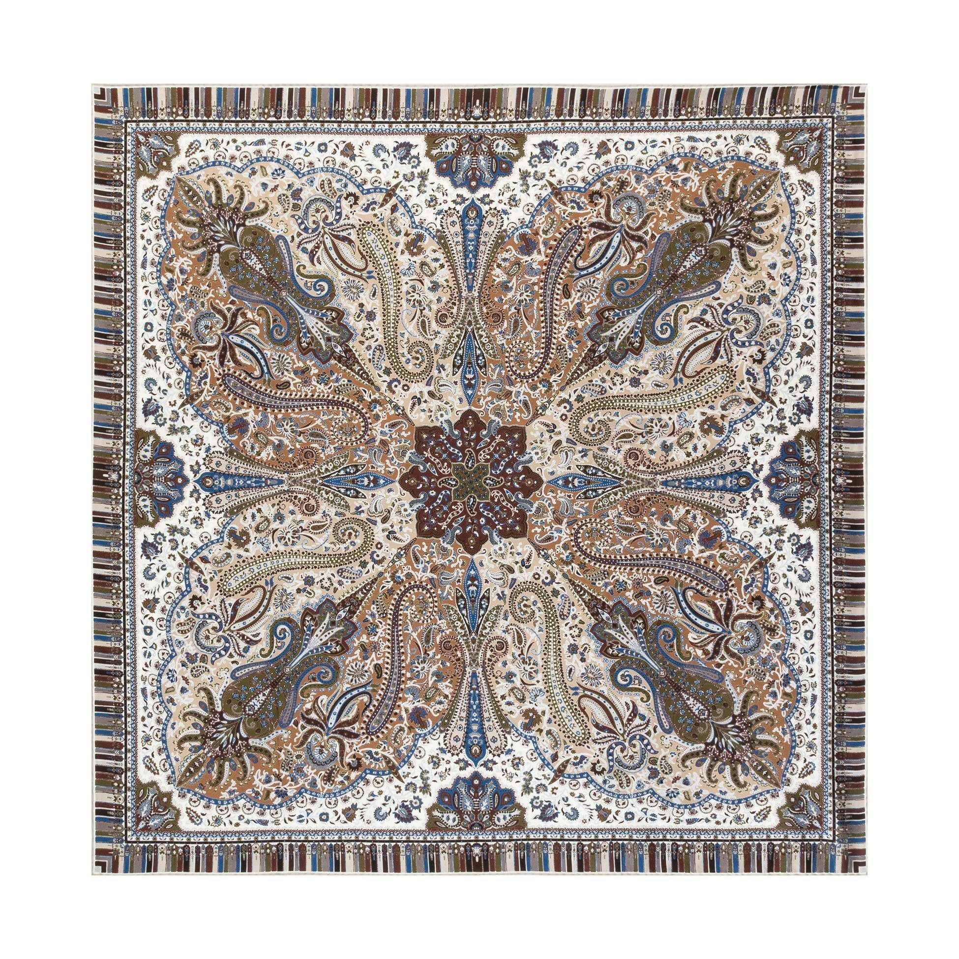 Roeckl Halstuch PAISLEY MIRAGE, Hochwertiges Twill Seidentuch