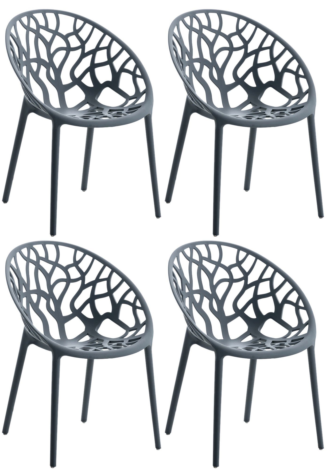 CLP Gartenstuhl Hope (4er Set), Kunststoff, günstig online kaufen