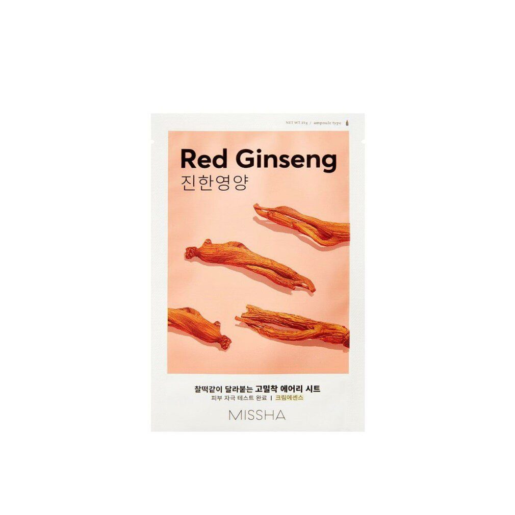 Missha Gesichtsmaske Air Fit Sheet Mask Red Ginseng 19g