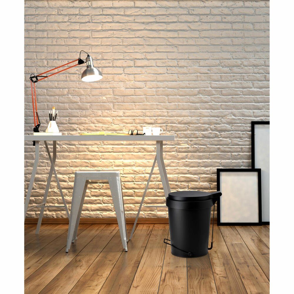 Depot4Design Mülleimer Tip 15 L Schwarz