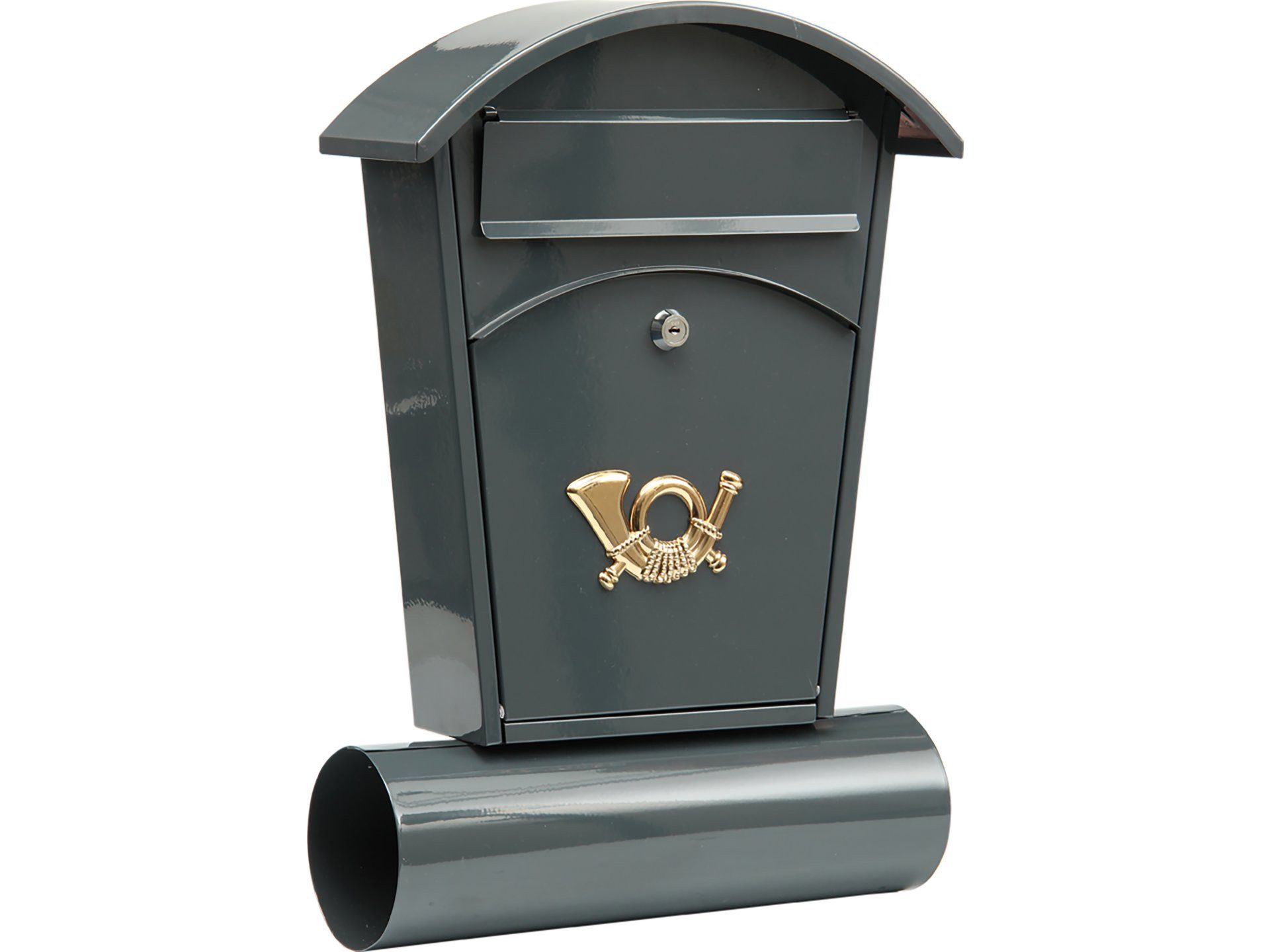 TRIZERATOP Briefkasten Briefkasten 480x280x80mm graphit (Briefkasten 480x280x80mm graphit, Briefkasten 480x280x80mm graphit)