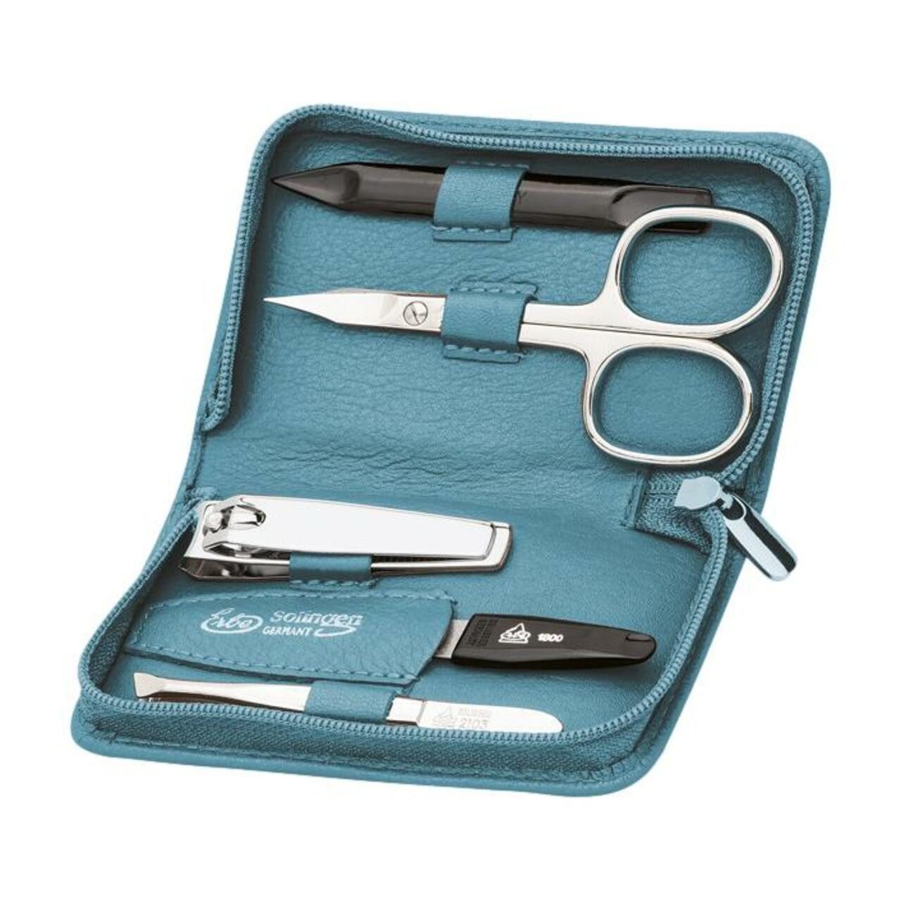 ERBE Maniküre-Pediküre-Set Reißverschluss-Etui Lollipop, vernickelt, 1-tlg., für Alle Hauttypen