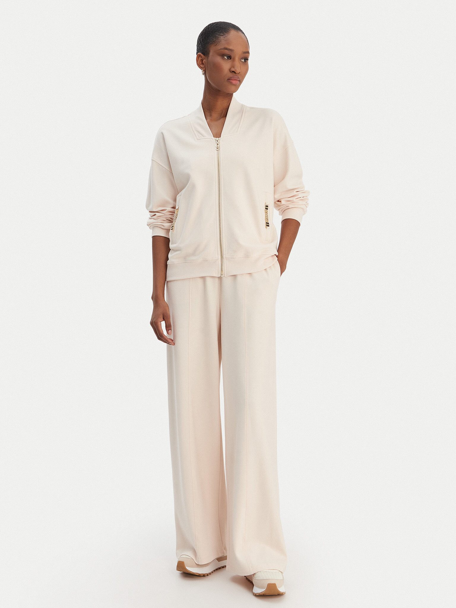 Liu Jo Stoffhose ECS Pantjersey Lungo - Damen Stoffhose - Jogginghose - Sweatpants - We